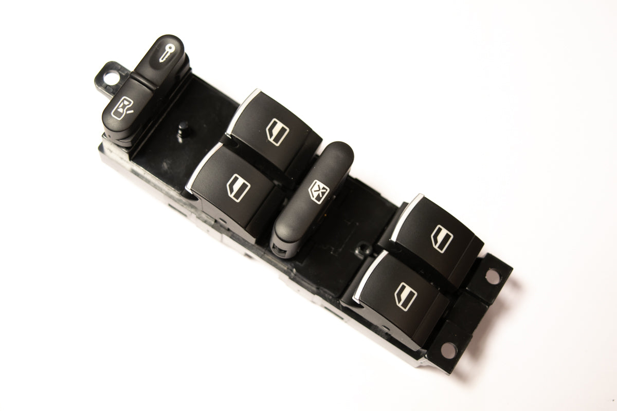 Botonera Alzavidrio Vw Golf Bora Passat Skoda Octavia Cromo