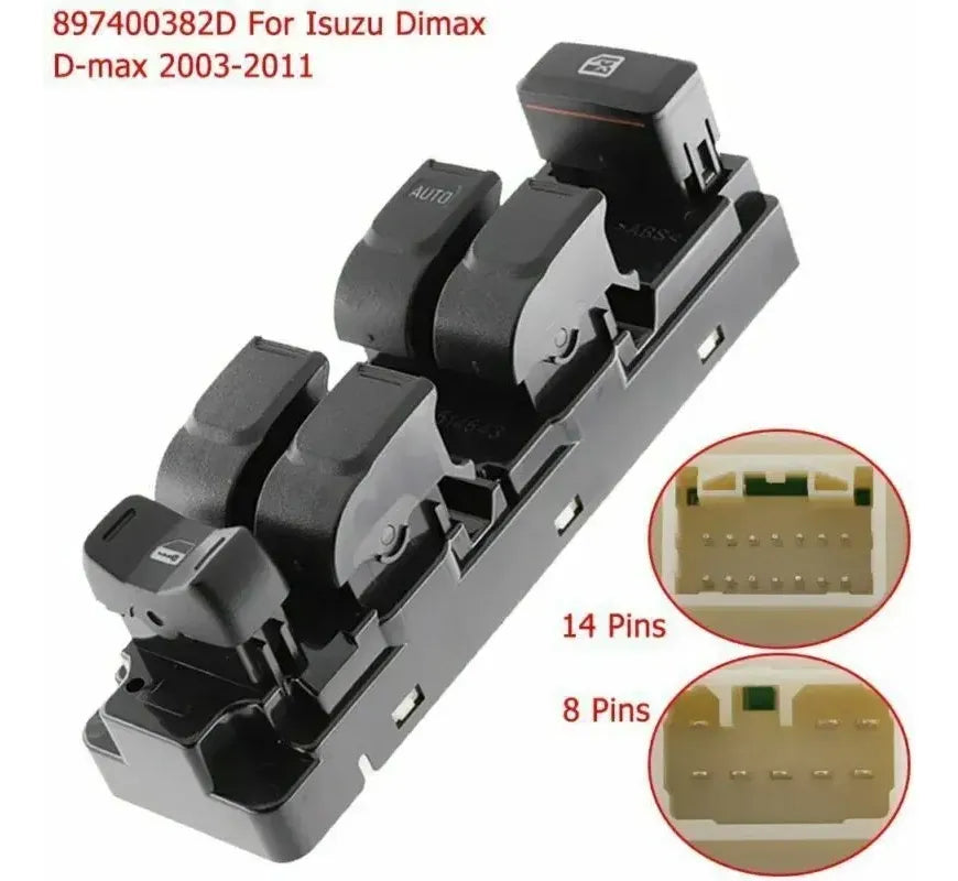 Botonera Alzavidrio Para Chevrolet Dmax Izusu 2003 Al 2011