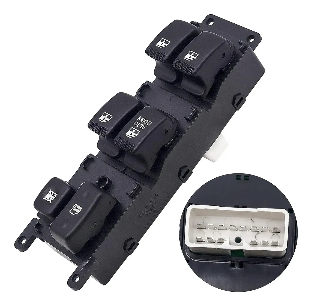 Botonera Alzavidrios Compatible Para Kia Rio 2006-2011