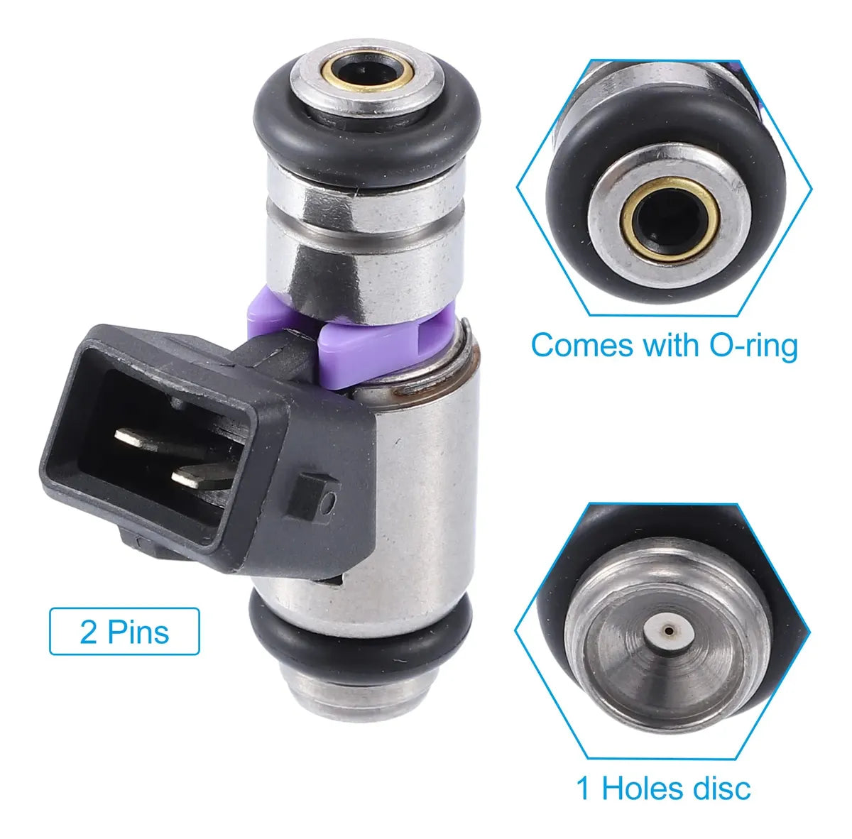 Inyector Para Fiat Palio 1.3 8v Siena Bencinero 1998-2004