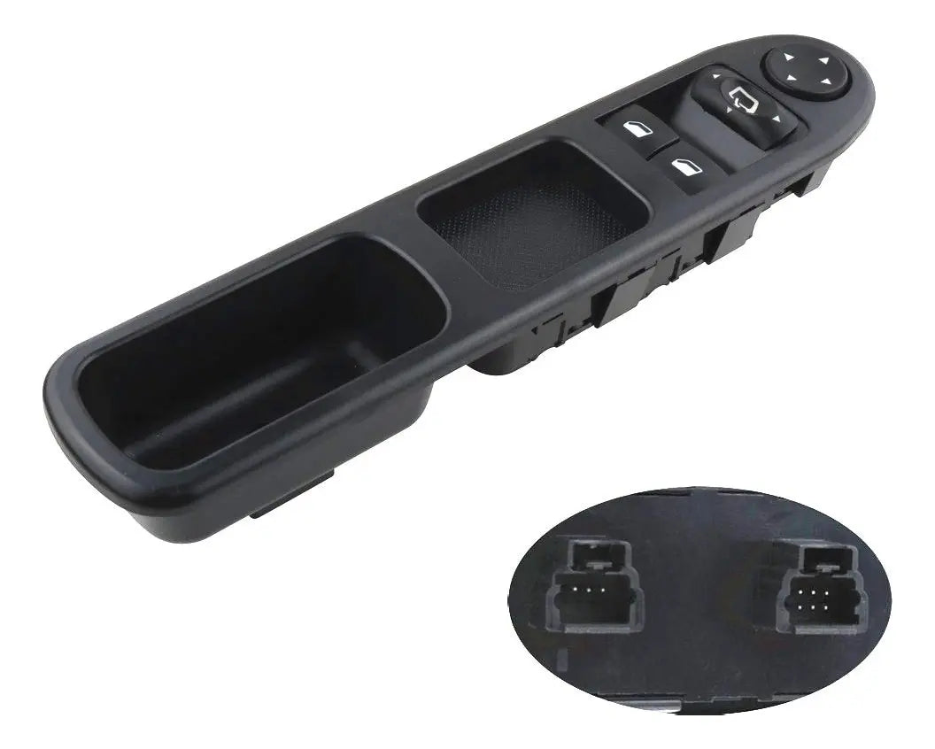 Botonera Alzavidrio Doble Para Peugeot 307 00-05 (6 Pines)