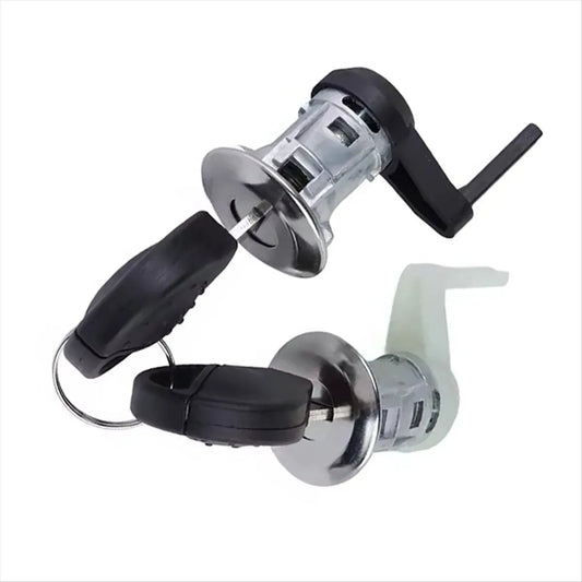 Set 2 Cilindros C/llave Puerta Delantera Para Peugeot 206