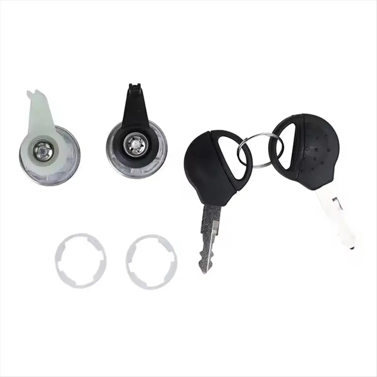 Set 2 Cilindros C/llave Puerta Delantera Para Peugeot 206